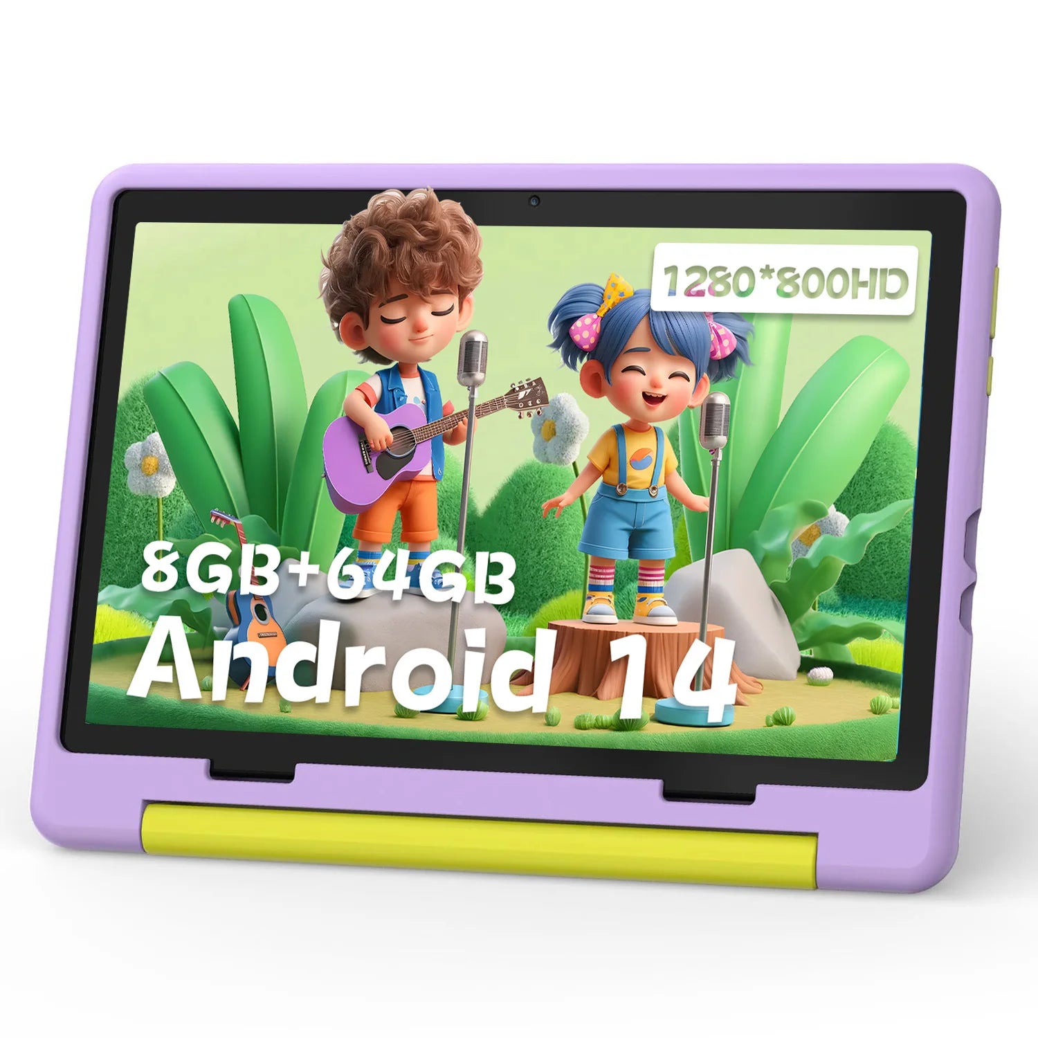 Kid Tablet 10.1 inch Android 14 Quad Core 8GB RAM 64GB ROM 1TB