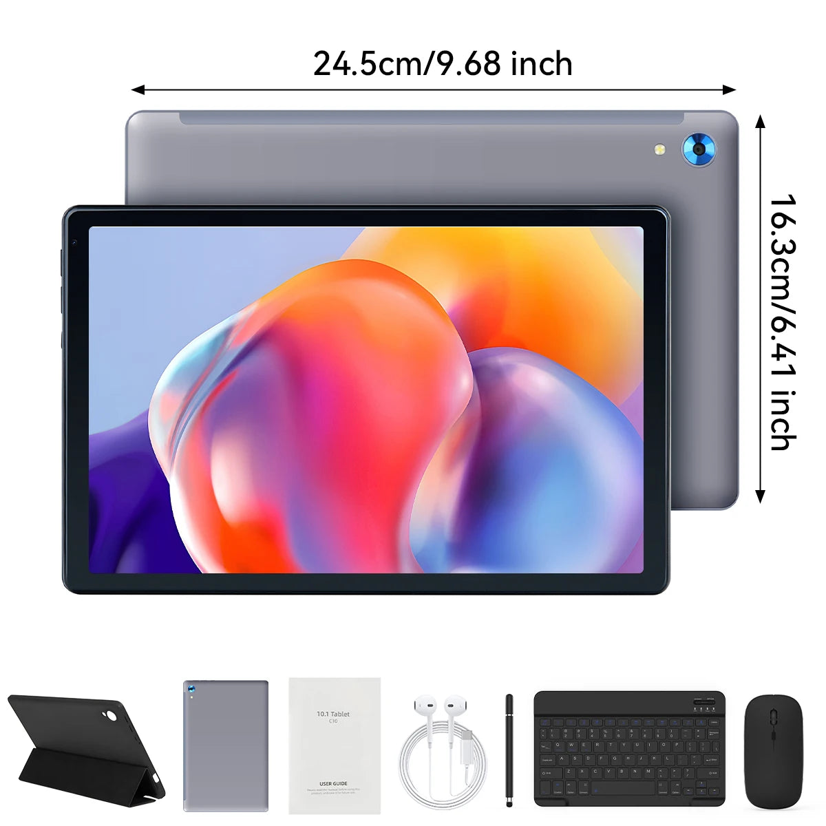 10.1 Inch Android 15 Tablet 8 Core Tablets 24GB+128GB 1TB