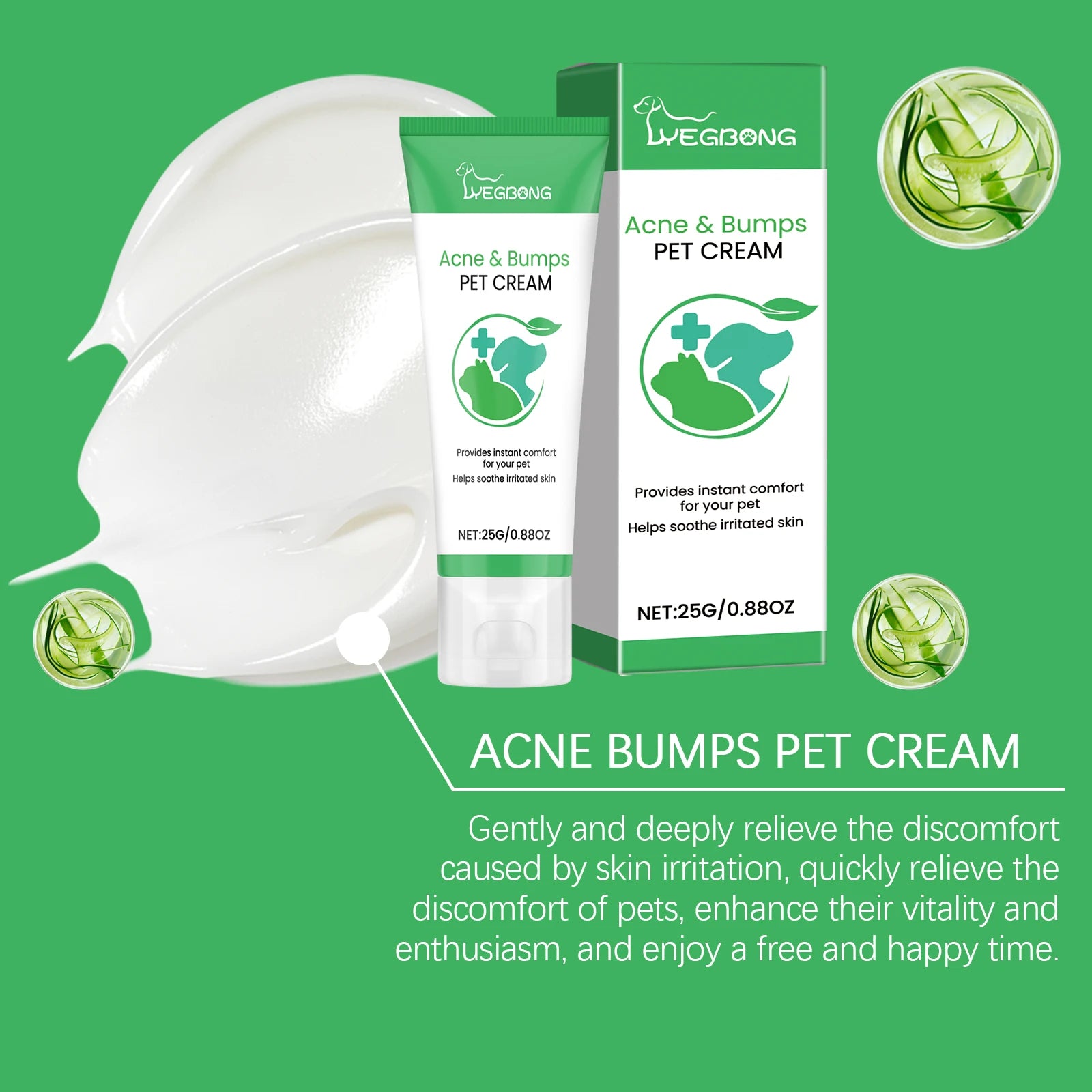 Pet Skin Care Cream Gentle Nourishing Reduce Redness and Swelling