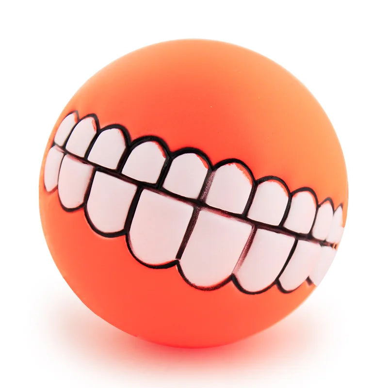 Pet Dog Ball Teeth Funny Trick Toy Silicone Toy