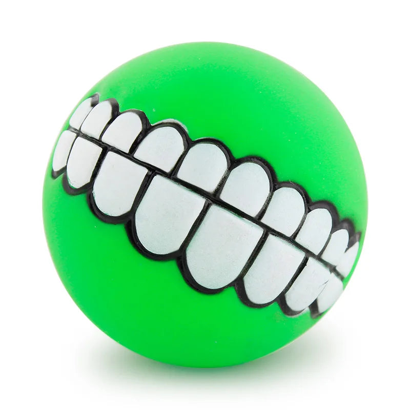 Pet Dog Ball Teeth Funny Trick Toy Silicone Toy