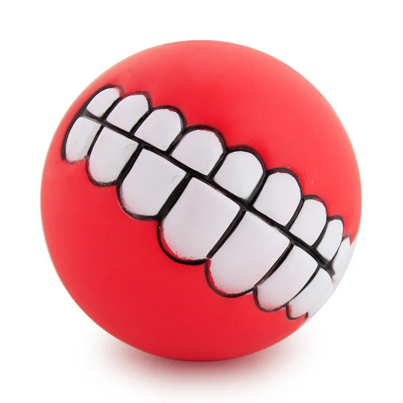 Pet Dog Ball Teeth Funny Trick Toy Silicone Toy