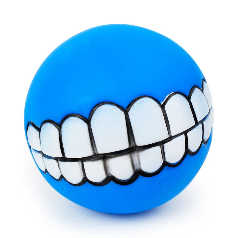 Pet Dog Ball Teeth Funny Trick Toy Silicone Toy