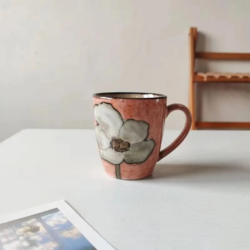 12oz Porcelain Cappuccino Mug Set - Microwave & Dishwasher Safe,