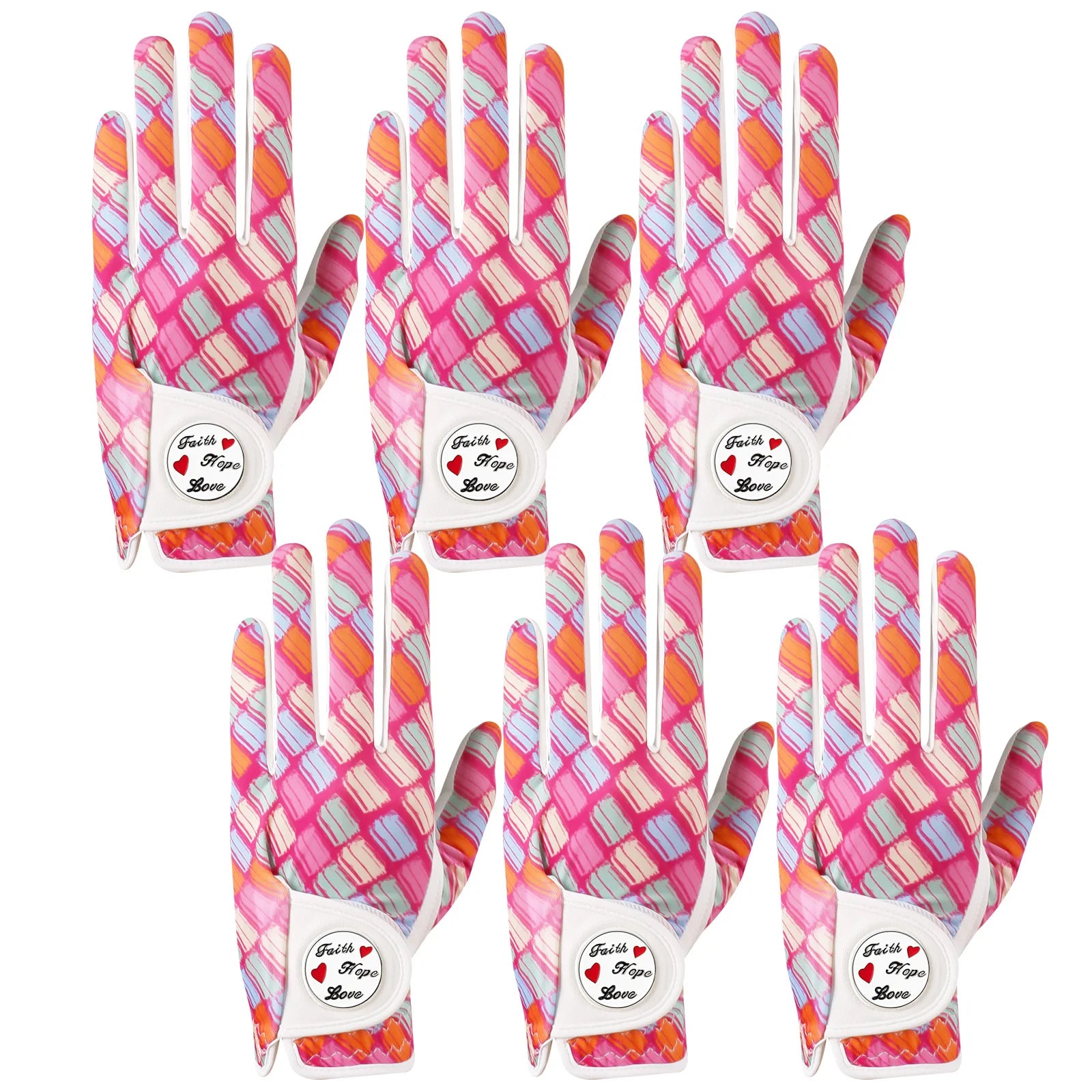 Women Golf Gloves Right Handed Golfer Left Hand Glove Grip Soft Breathable