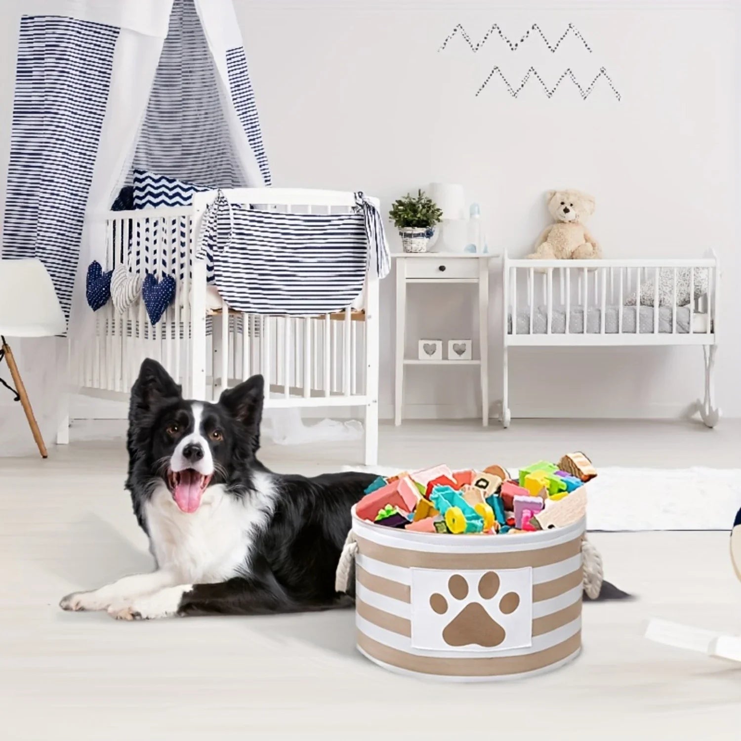 Pet Toy  Box, Dog Clothes  Box, Dog Cleaning Supplies