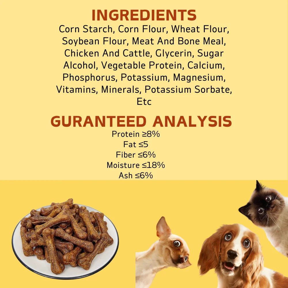 7.05oz/14.11oz(200g/400g) Beef Flavor Molar Bone