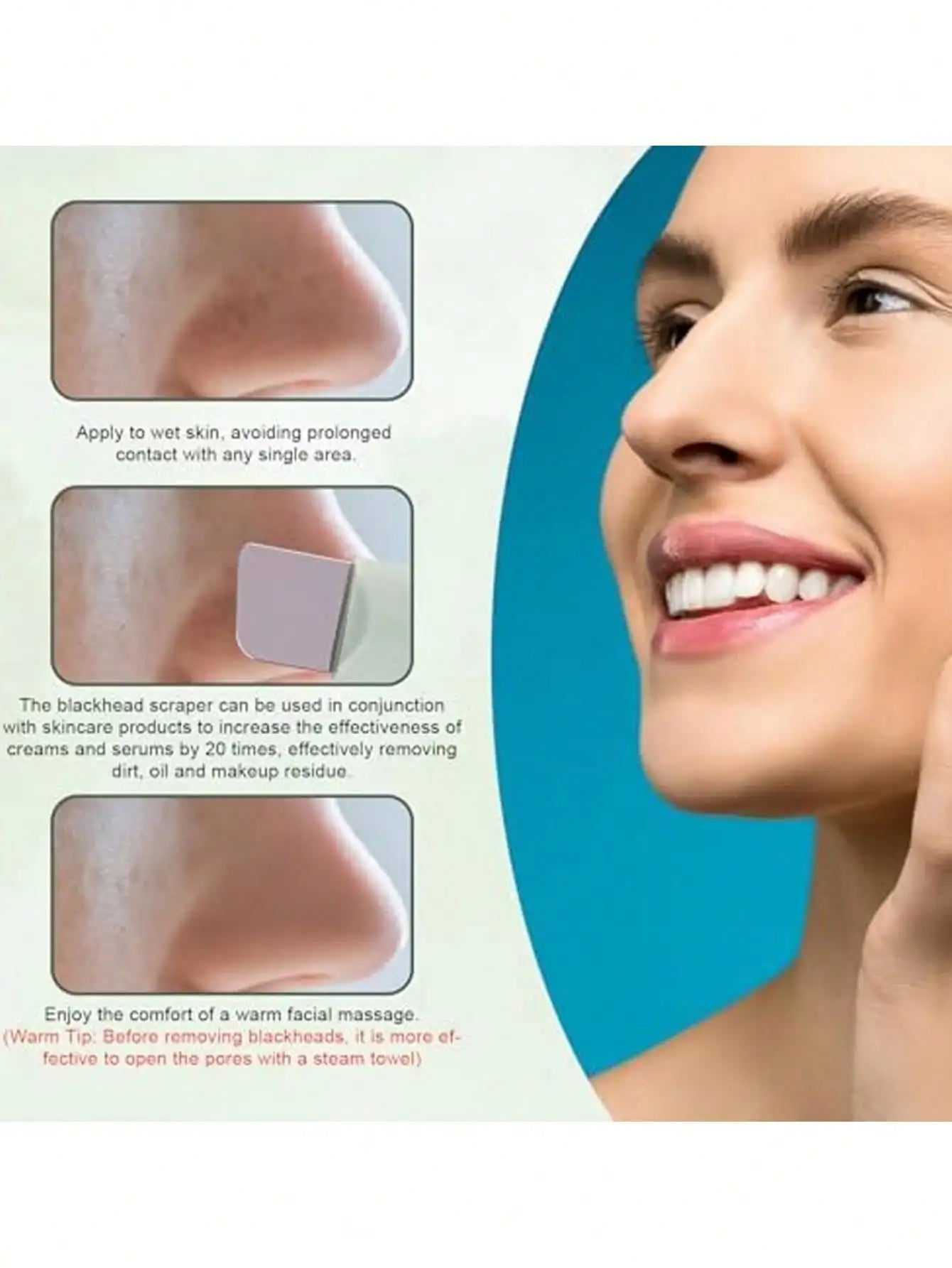 1pc Blackhead Removal Tools, Silicone Nose Blackhead Remover