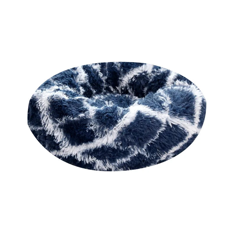 Cat Beds Washable Soft Pet Kennel Winter Thickened Warm Donut Round