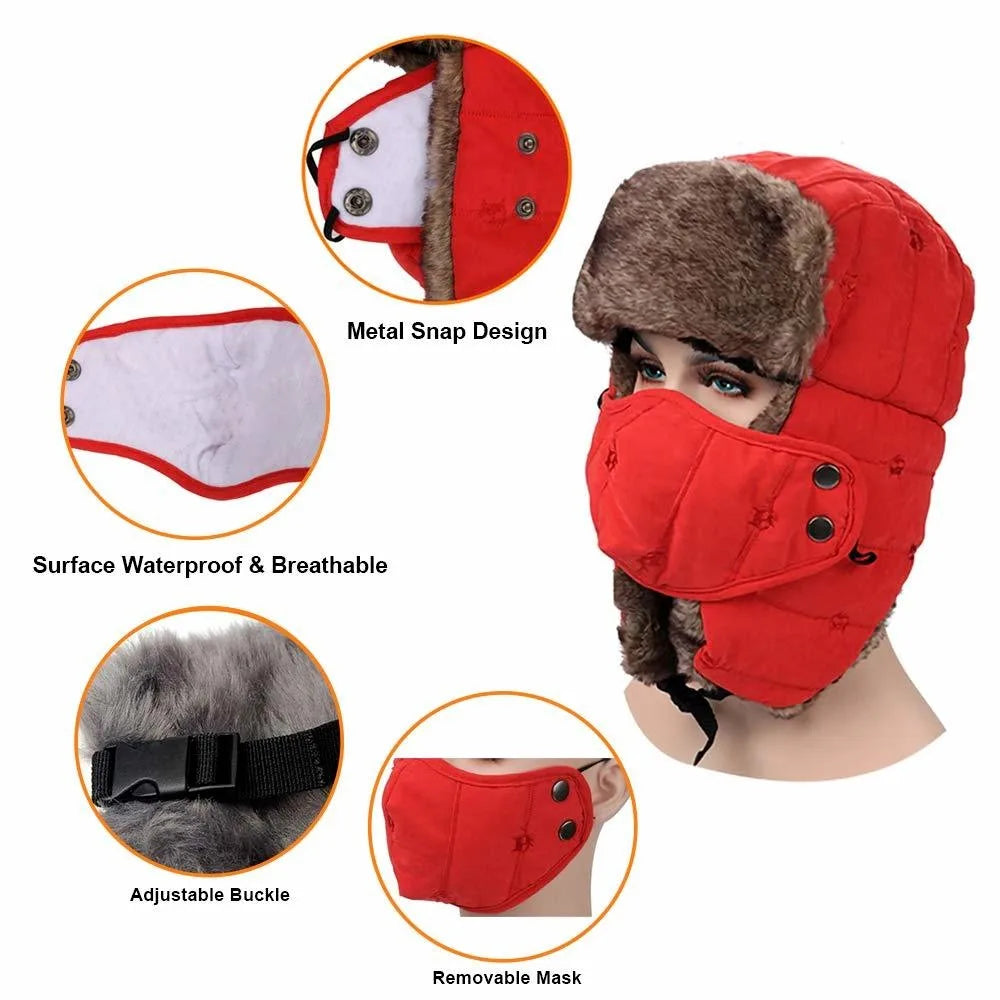 Winter Warm Hat Cold Weather Outdoor Ski Hunting Hat