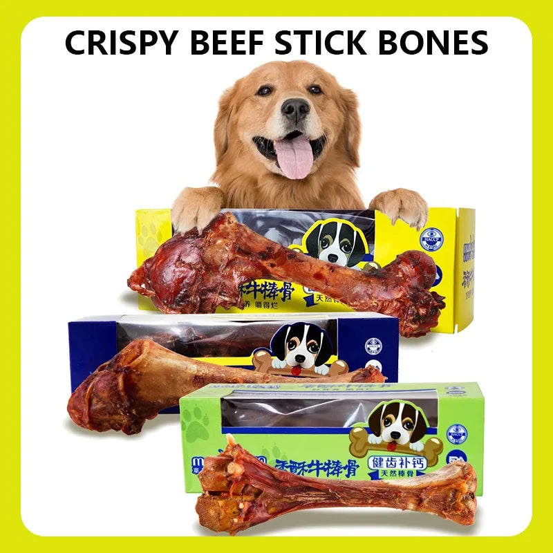 Pet Dog Snacks Crispy Beef Stick Bone Large Size Grinding Teeth Snacks