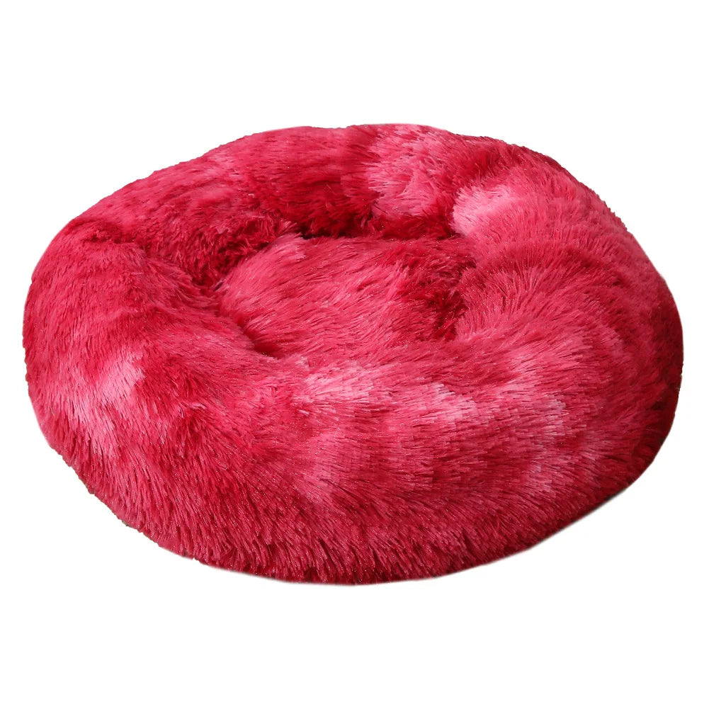 Cat Beds Washable Soft Pet Kennel Winter Thickened Warm Donut Round