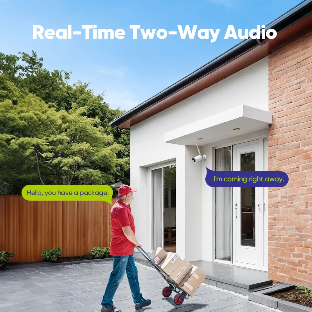 SANNCE 3MP 5MP Wifi security camera 3.6mm full color Night vision Wifi Bullet