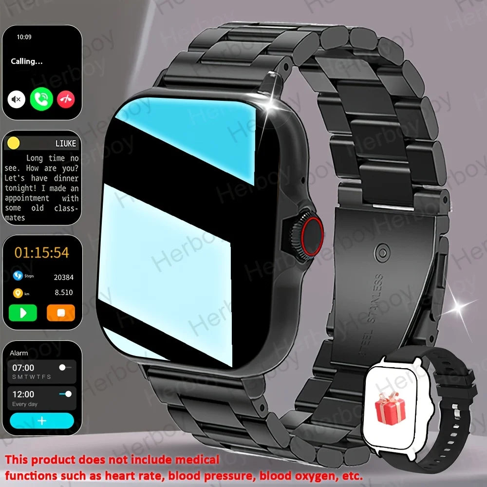 Smart watch, multi-sport mode, message reminder, multiple APP reminders, suitable for men and women, custom wallpaper