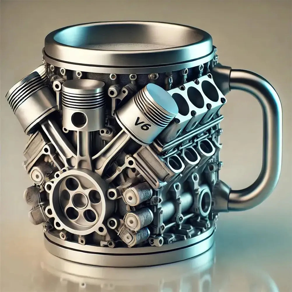 Unique Car Engine Coffee Mug 3d Engines Design Tea Cup
