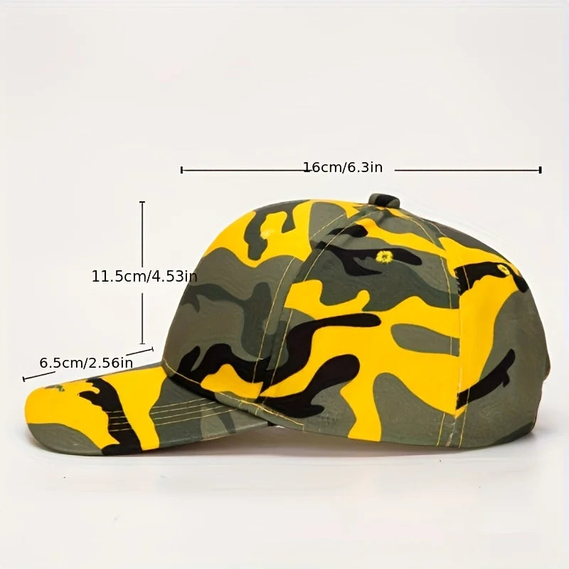 1PC camouflage baseball cap - breathable, adjustable