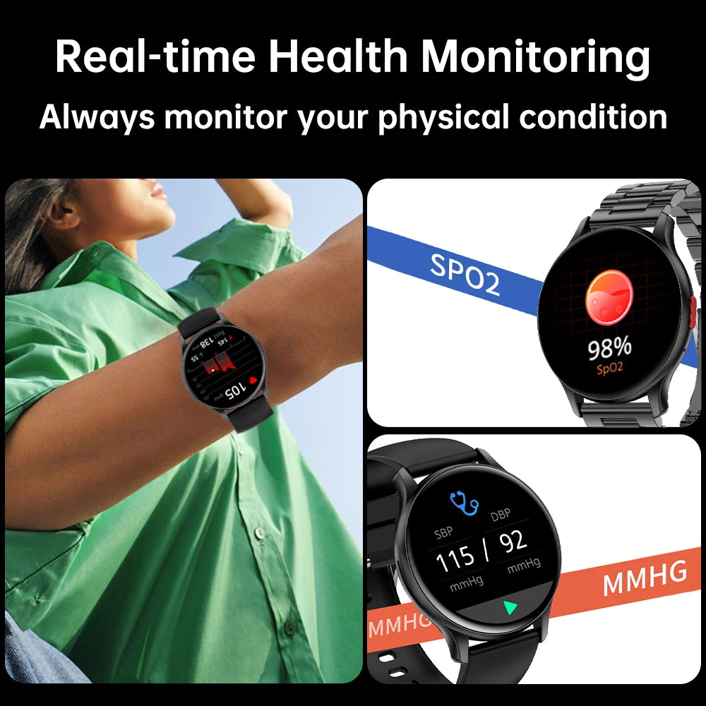 New Smart Watch  Bluetooth Call Fitness TrackerWaterproof