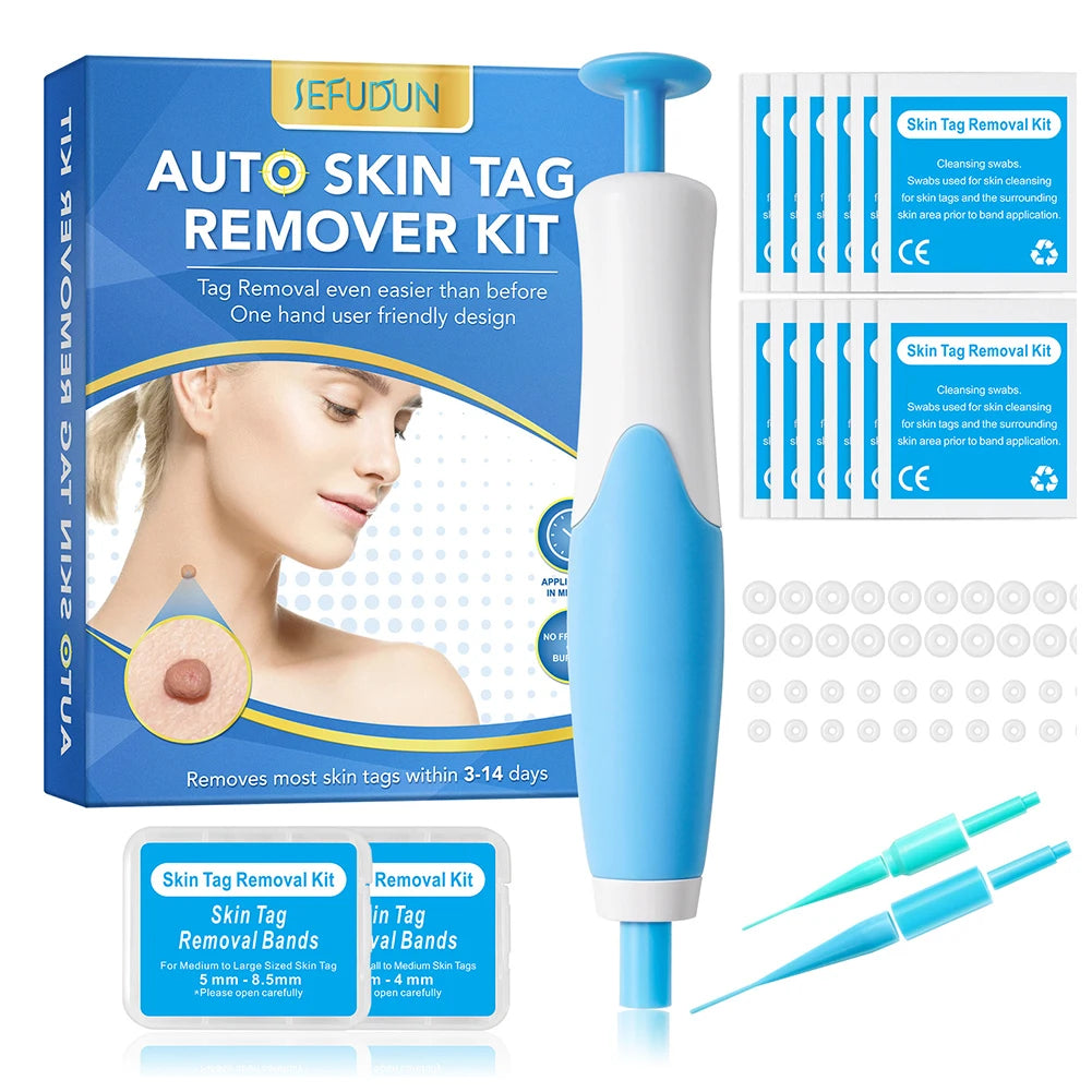 Rubber Rings Face Mole Removal Tool Kits Safety Painless