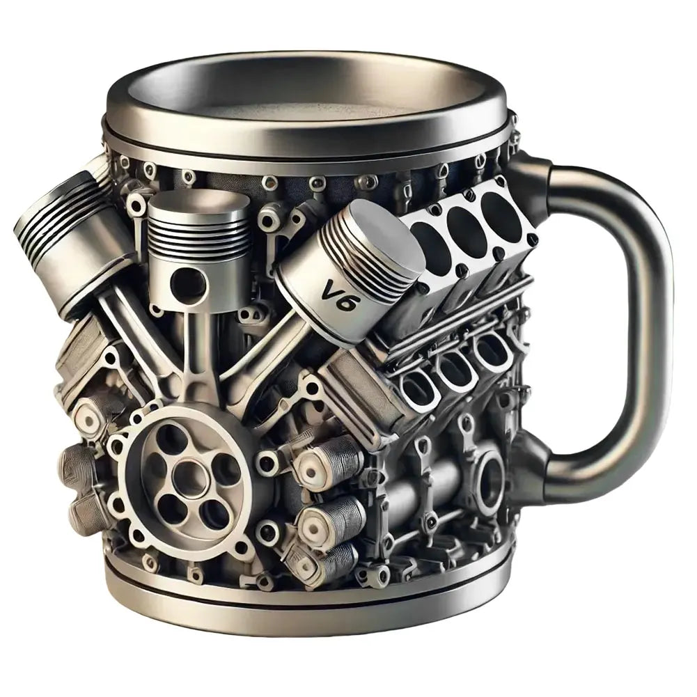 Unique Car Engine Coffee Mug 3d Engines Design Tea Cup