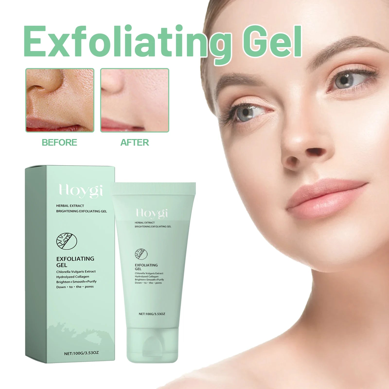 Exfoliating Gel Gentle Blackhead & Clogged Pores Remover