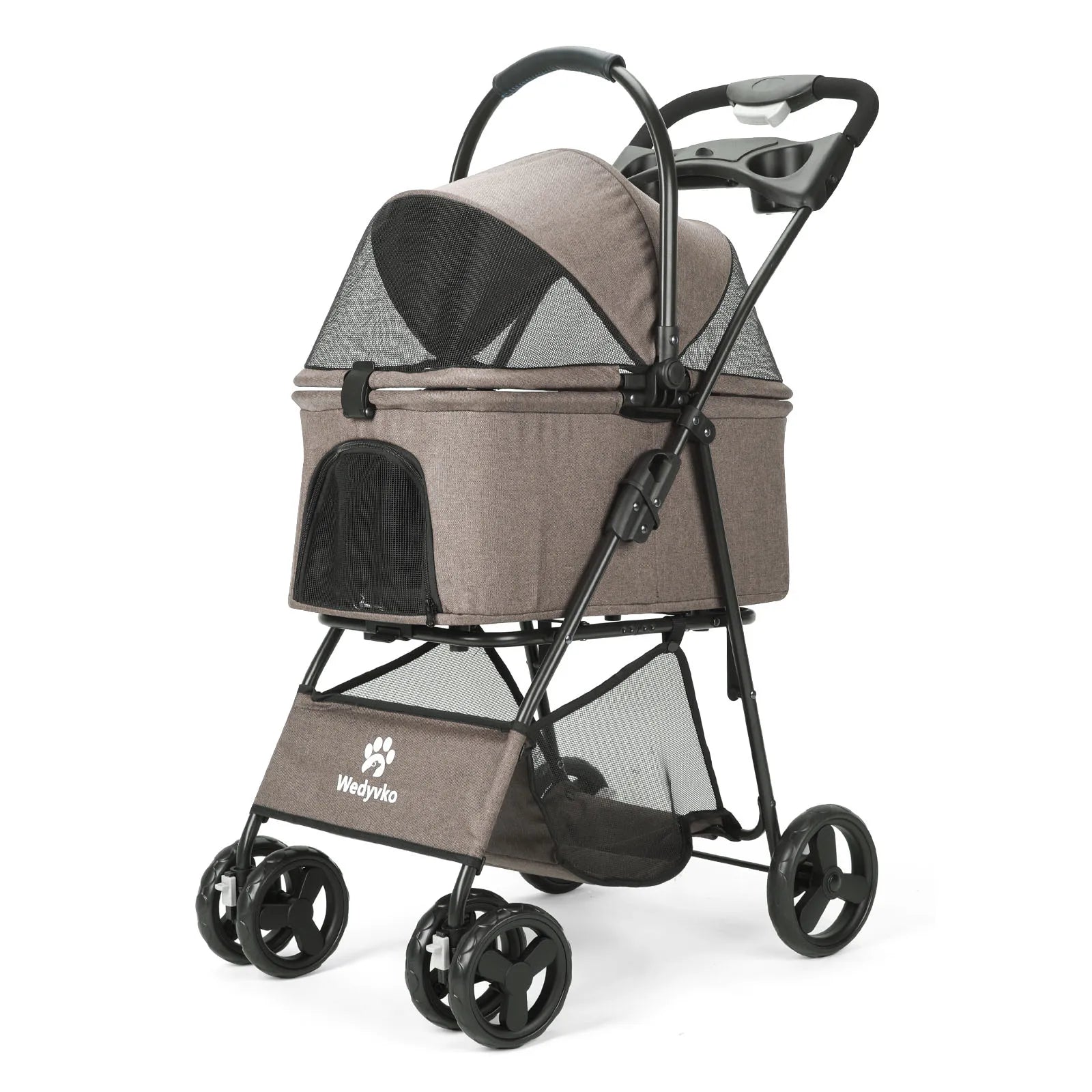 3 in 1 Pet Stroller with Removable Carrier
