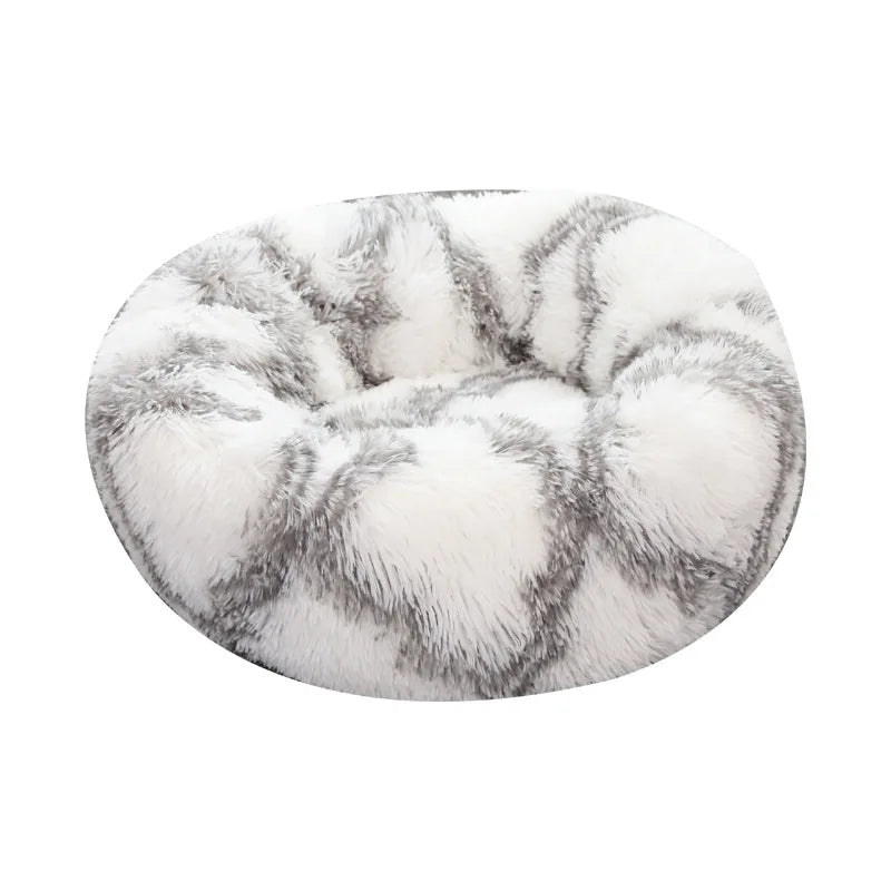 Cat Beds Washable Soft Pet Kennel Winter Thickened Warm Donut Round