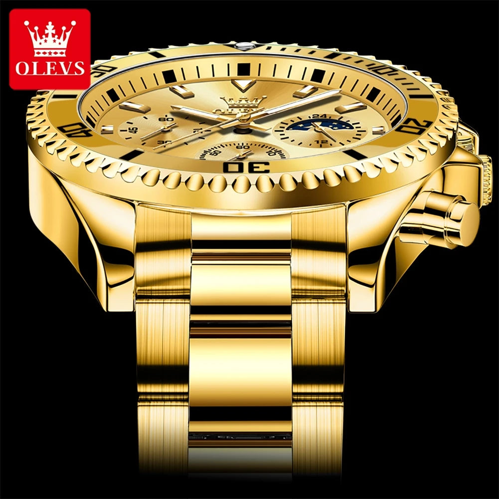 OLEVS Watches For Men Classic with Date Dress Luxury Waterproof
