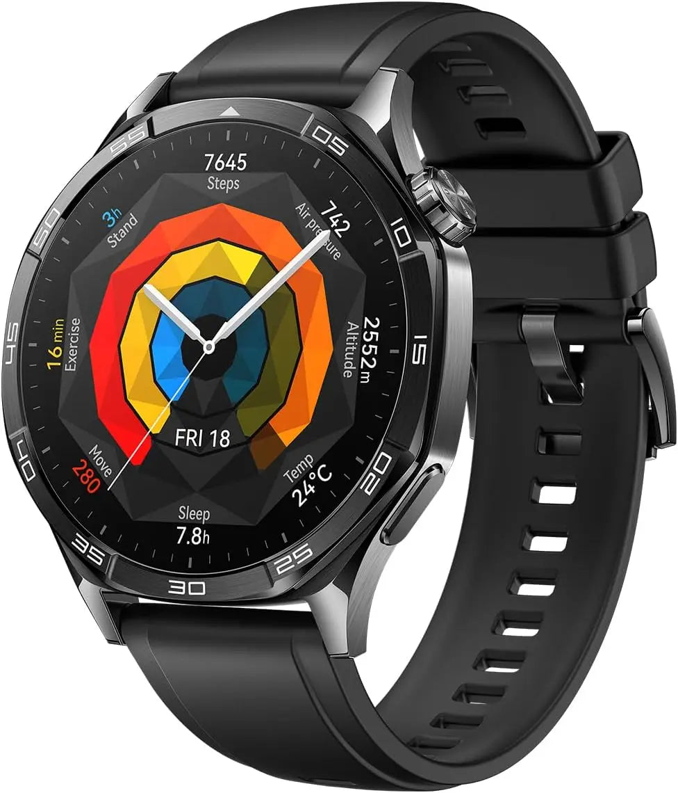 HUAWEI Watch GT 5 46mm Smartwatch, up to 14 Days Battery Life, All New Running and Cycling Sports Smart Watch, Sharp Edged Desig
