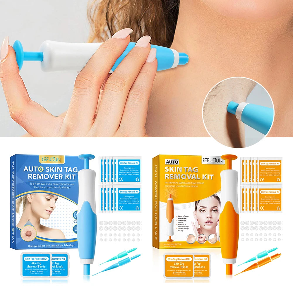 Rubber Rings Face Mole Removal Tool Kits Safety Painless