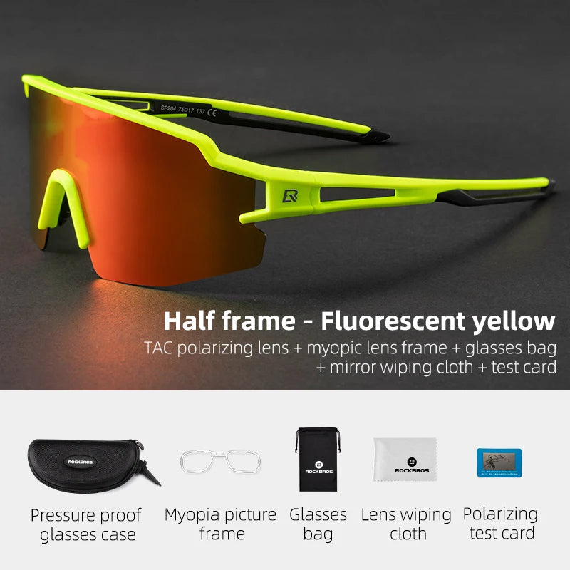 Cycling Glasses Polarized UV400 Protection Bicycle Sunglasses Men Women