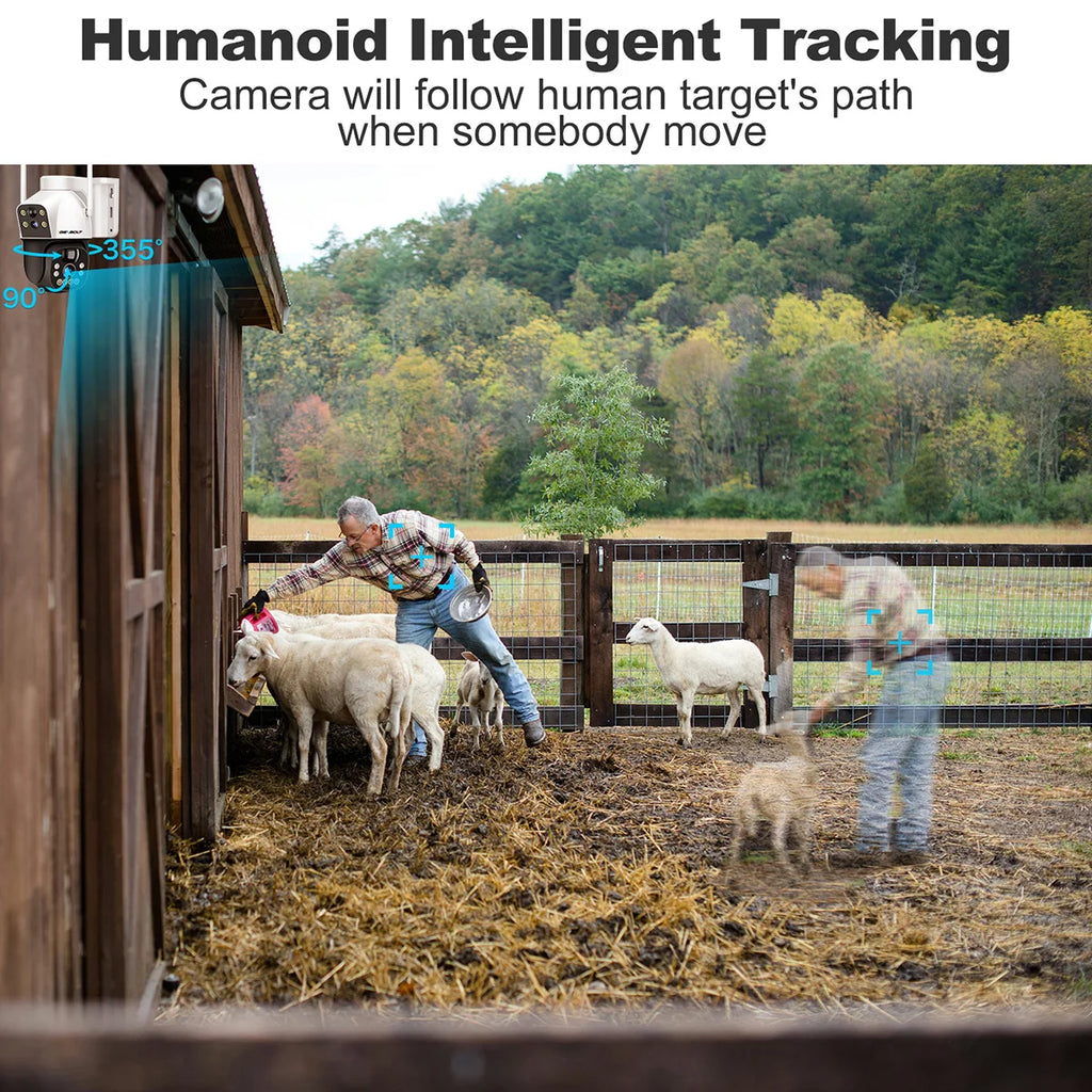 GENBOLT 4G SIM Solar Camera 4X Zoom Wireless Outdoor