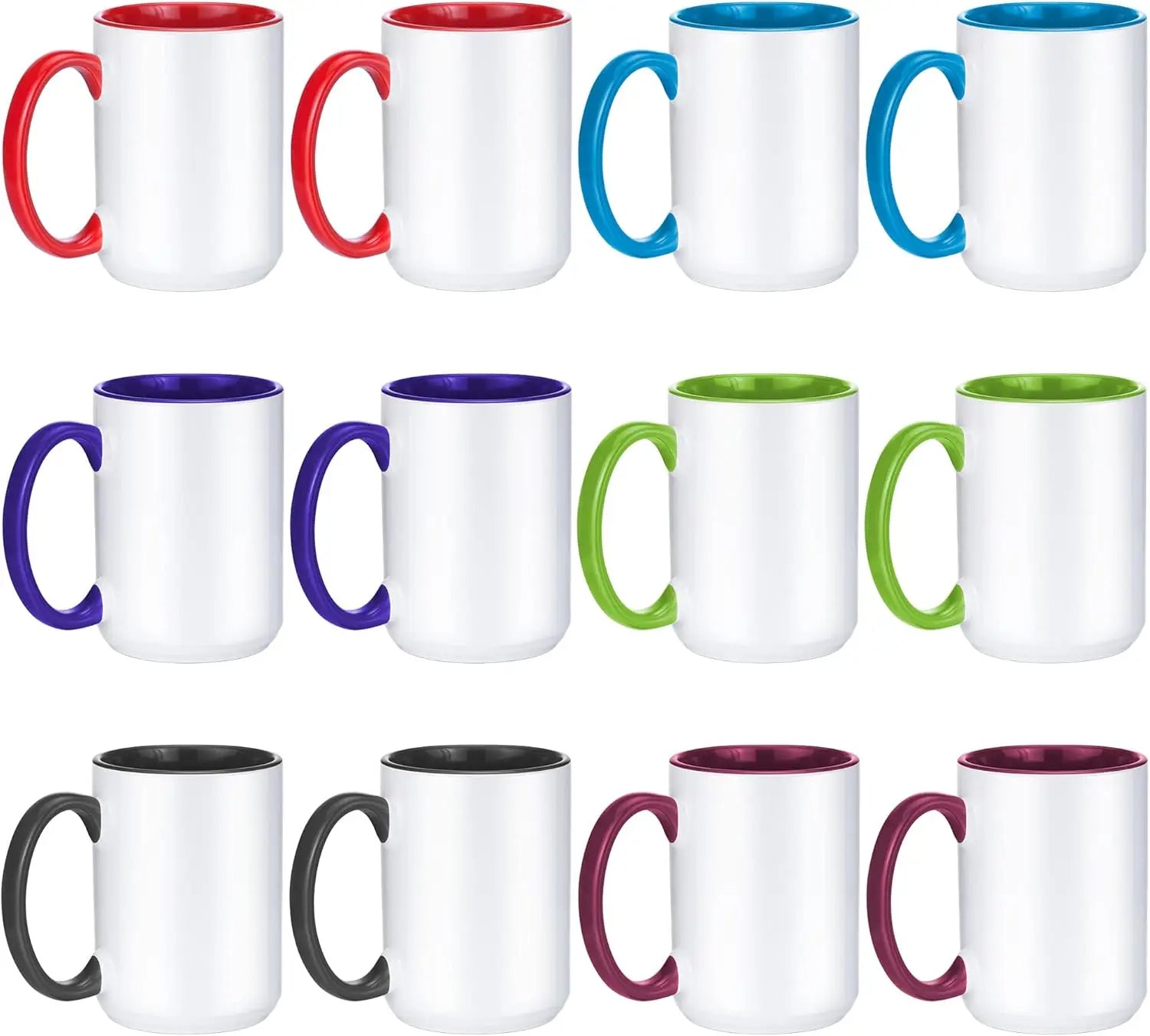 15 oz Sublimation Mugs Set of 12,
