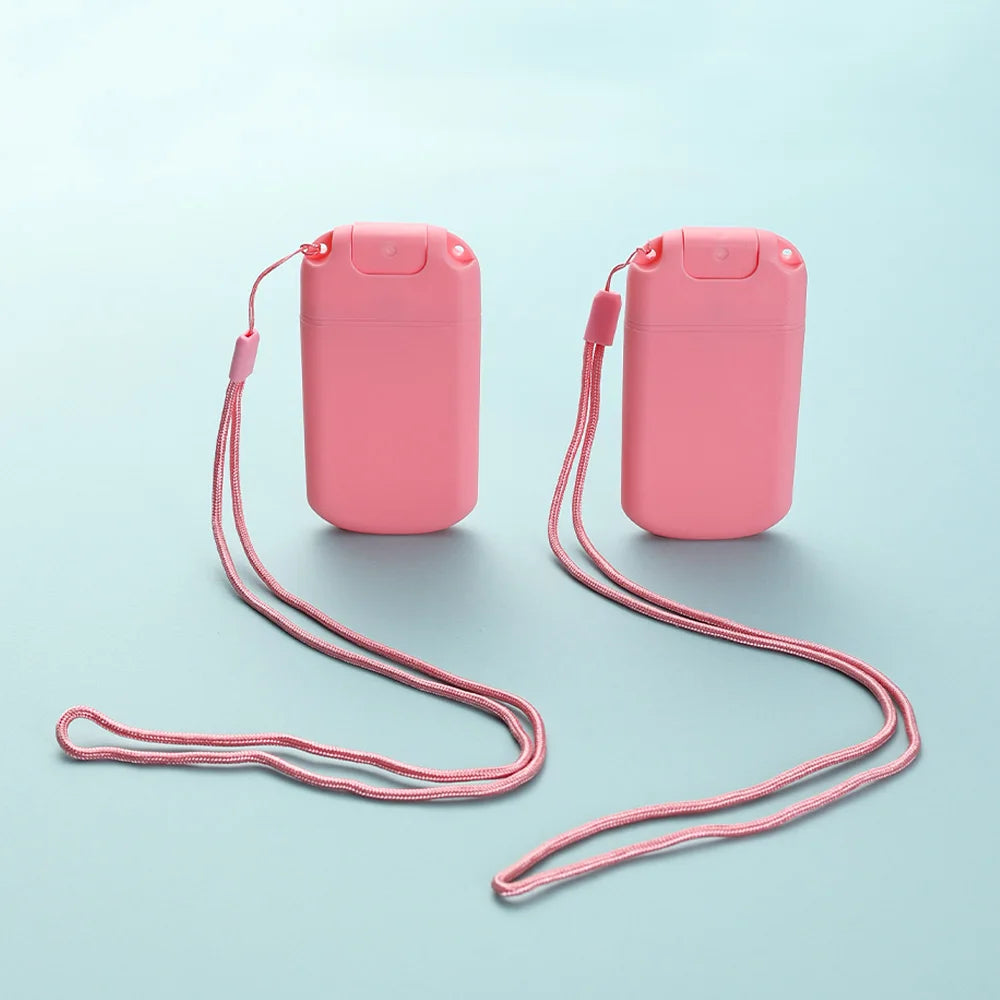 2Pcs Pink/Blue 30ml Card Type Spray Bottles Refillable Perfume Atomizer Travel