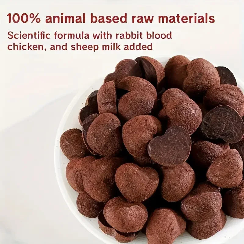 Freeze-Dried Cat Treats,Pet Food for Dogs, Iron-Rich Dog Cat Treats