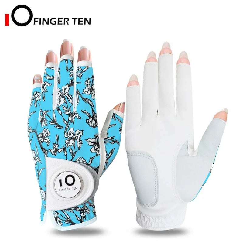 All Weather Grip Nail Golf Gloves Women Left Hand