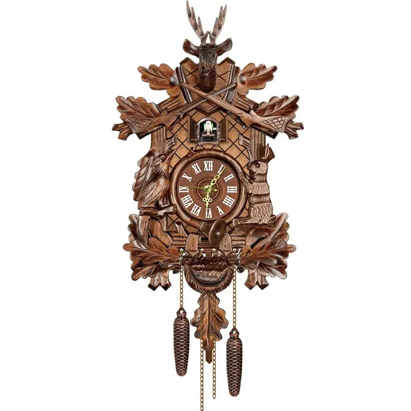 Cuckoo Wall Clock, German Traditional Black Forest Cuckoo Clock