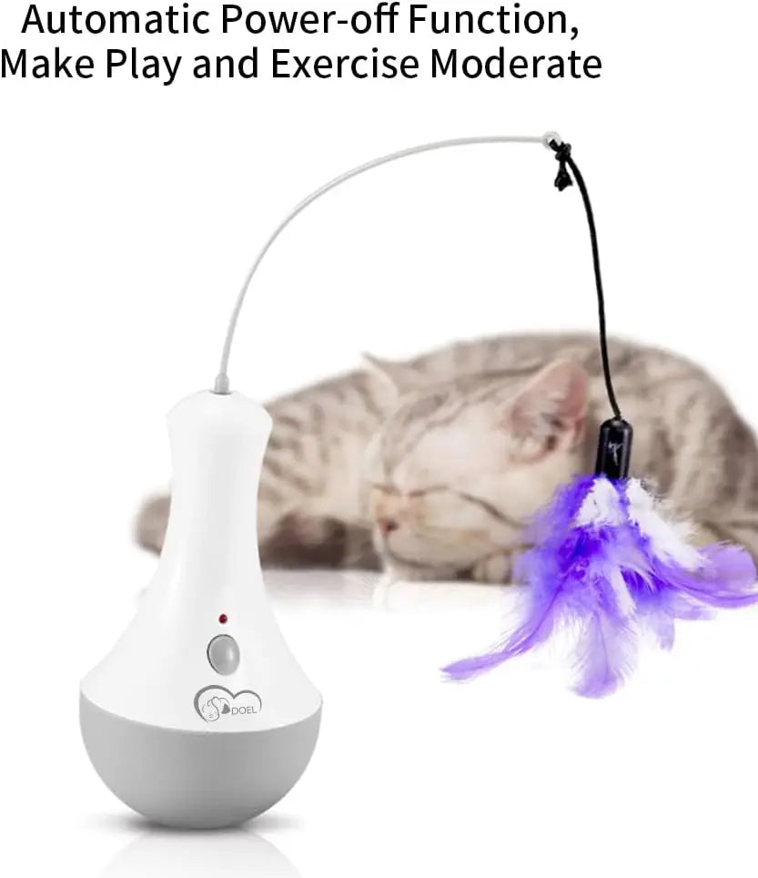 Cat Interactive Toys Funny Feather Kitten Teaser Indoor