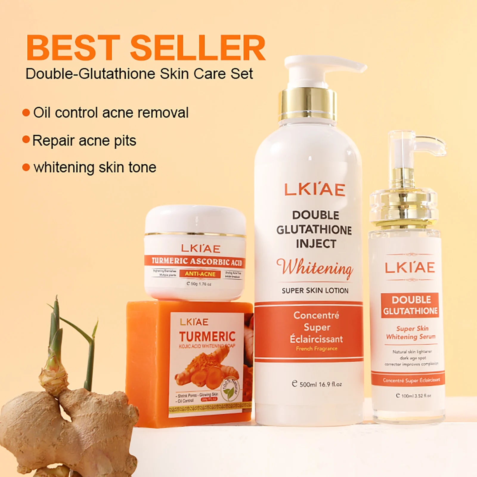 AILKE Whitening and Acne Removal Skin Care Set
