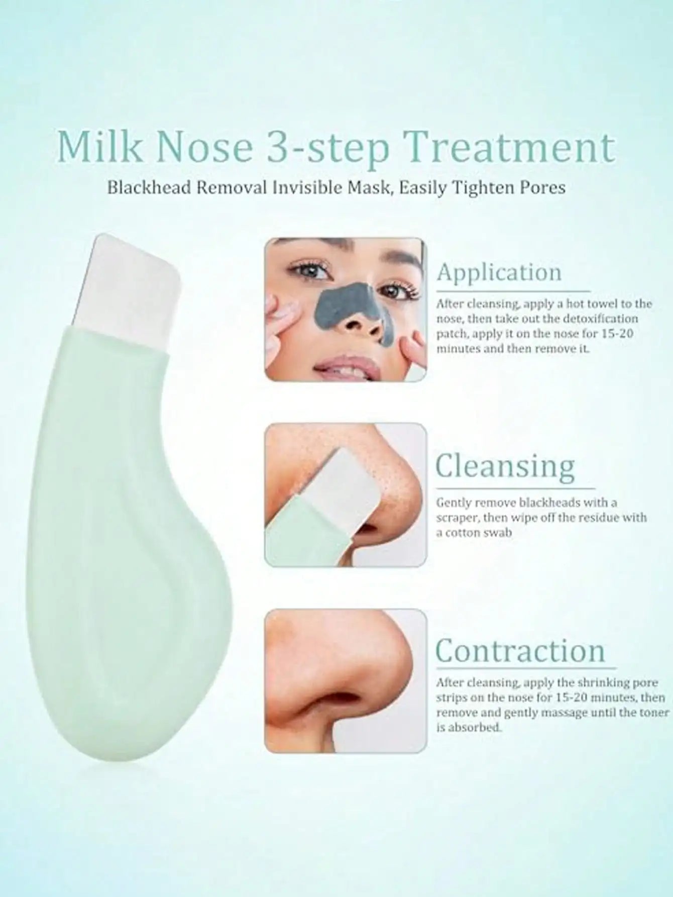 1pc Blackhead Removal Tools, Silicone Nose Blackhead Remover