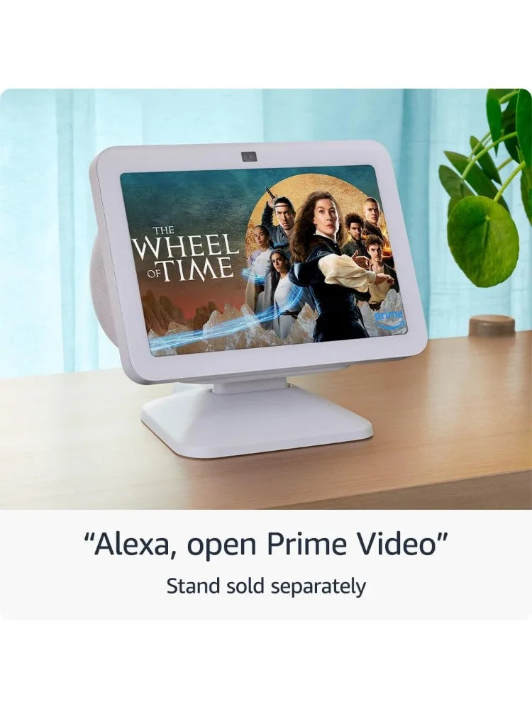 Amazon Echo Show 8  With Spatial Audio, Smart Home Hub, and Alexa, Glacier White