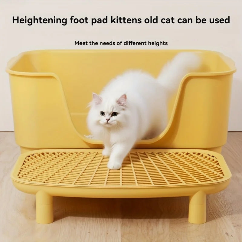 Anti-spill Design Cat Litter Mat,Easy-to-clean Removable Pad