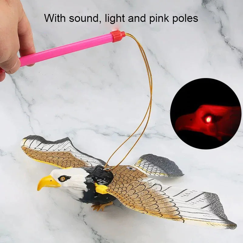 Interactive Cat Toys Electric Hanging Eagle Flying Bird