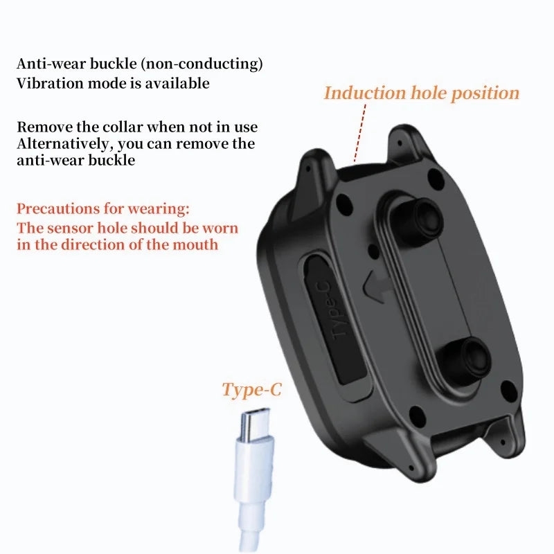 Waterproof Dog Bark Collar,Rechargeable Anti-Bark Collar For Dog Small,Medium Dog