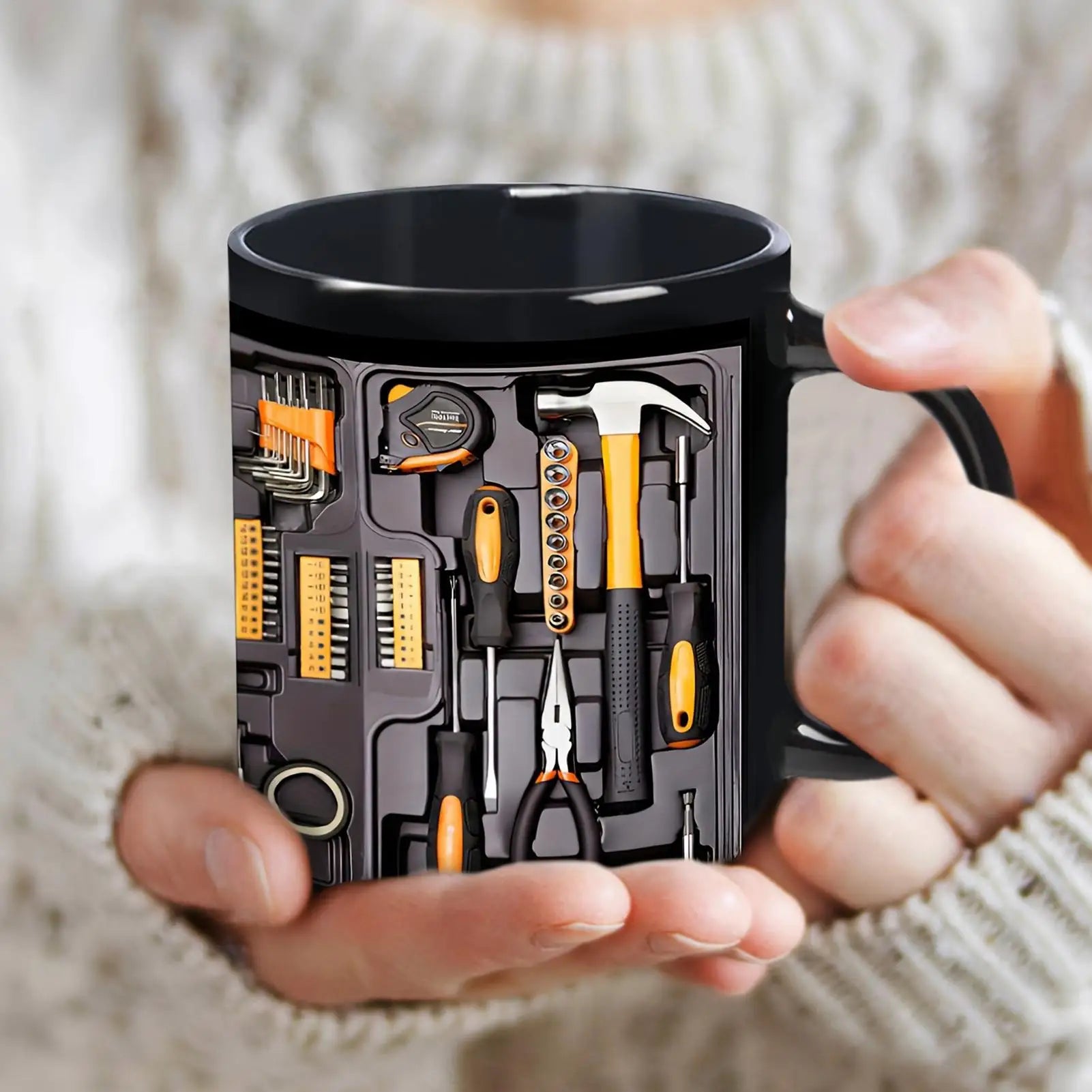Coffee Cup Toolbox Themed