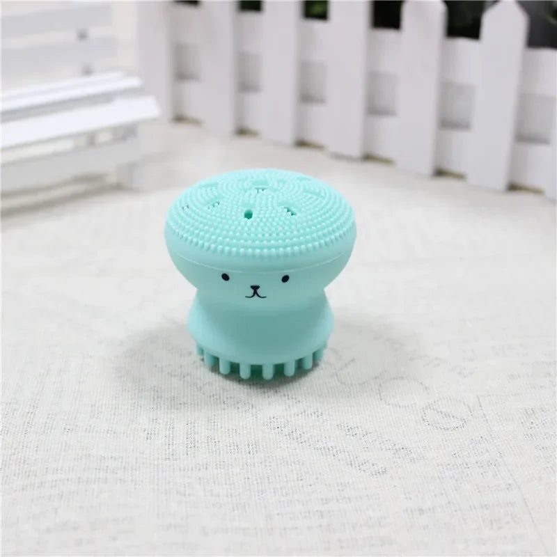 Exfoliator Tool Silicone Face Cleansing Brush Facial Deep Pore Skin Care Scrub