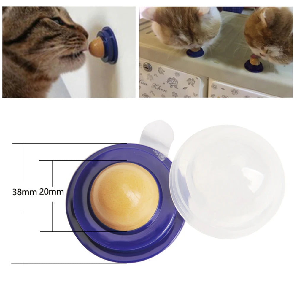 Nutrition Energy Ball Licking Solid Nutrition Cat Treats Long Strong Transparent Cover Convenient Portable Pet Cat Products