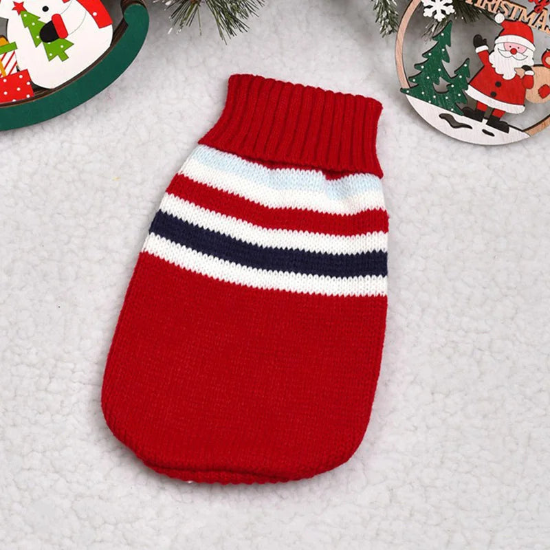 Cute Pet Dog Sweater for Small Dogs Winter Warm Puppy Cat Clothes