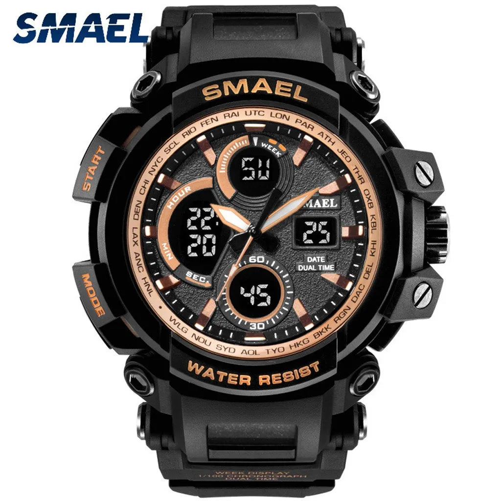 Military Men Watches Sport Casual Rubber Strap