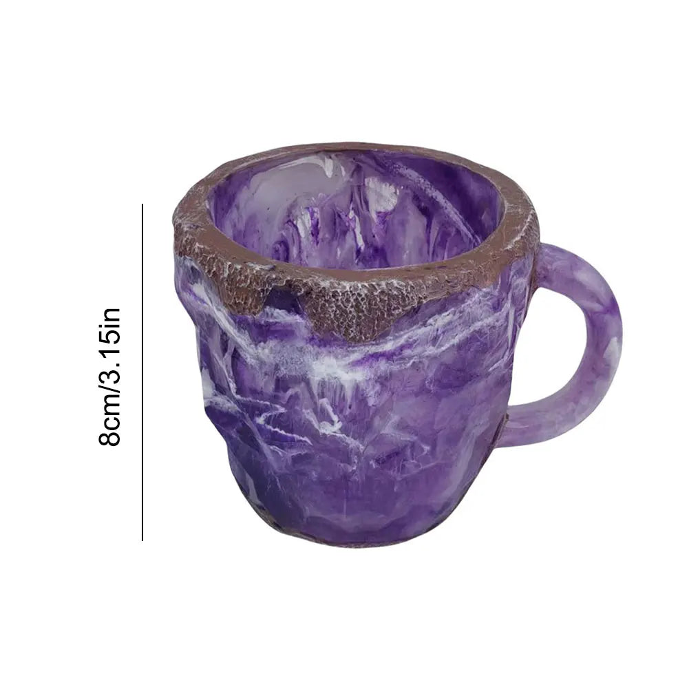 400ml Elegant Luxury Mineral Colored Crystal Mug