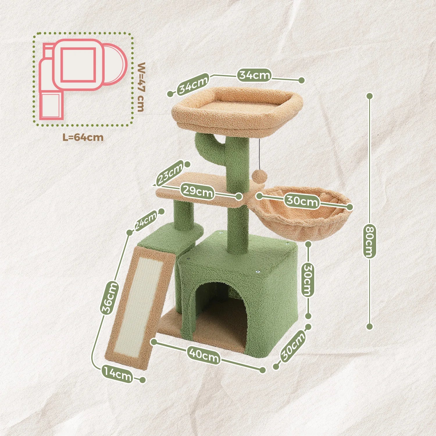 Cat tree Cat Tower for Indoor Cats 2 Styles Cat Activity Tree